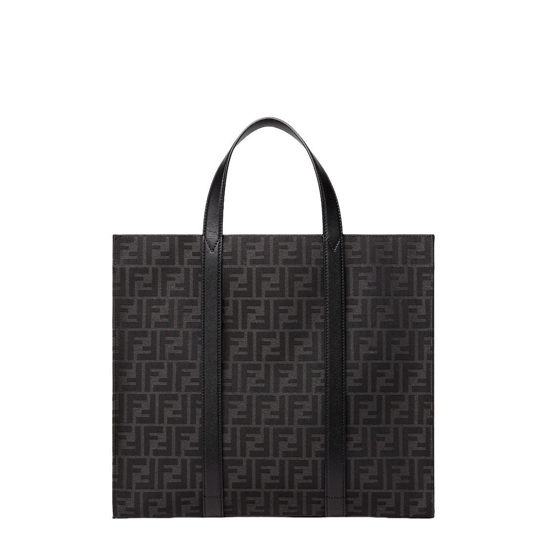 Fendi FW25 FF Jacquard Shopper FF Jacquard Bag 'Black' 7VA390AG0MF0NPN