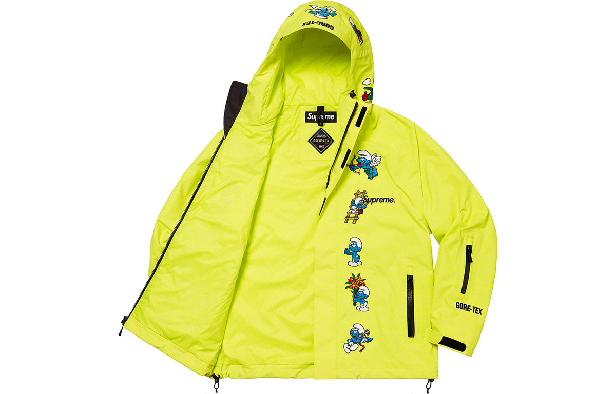 Supreme x Smurfs GORE-TEX Shell Jacket 'Black Blue White' SUP-FW20-015