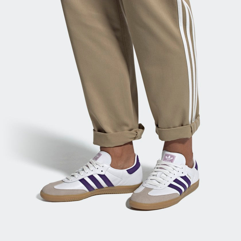 adidas Samba OG 'White Collegiate Purple' EE5452