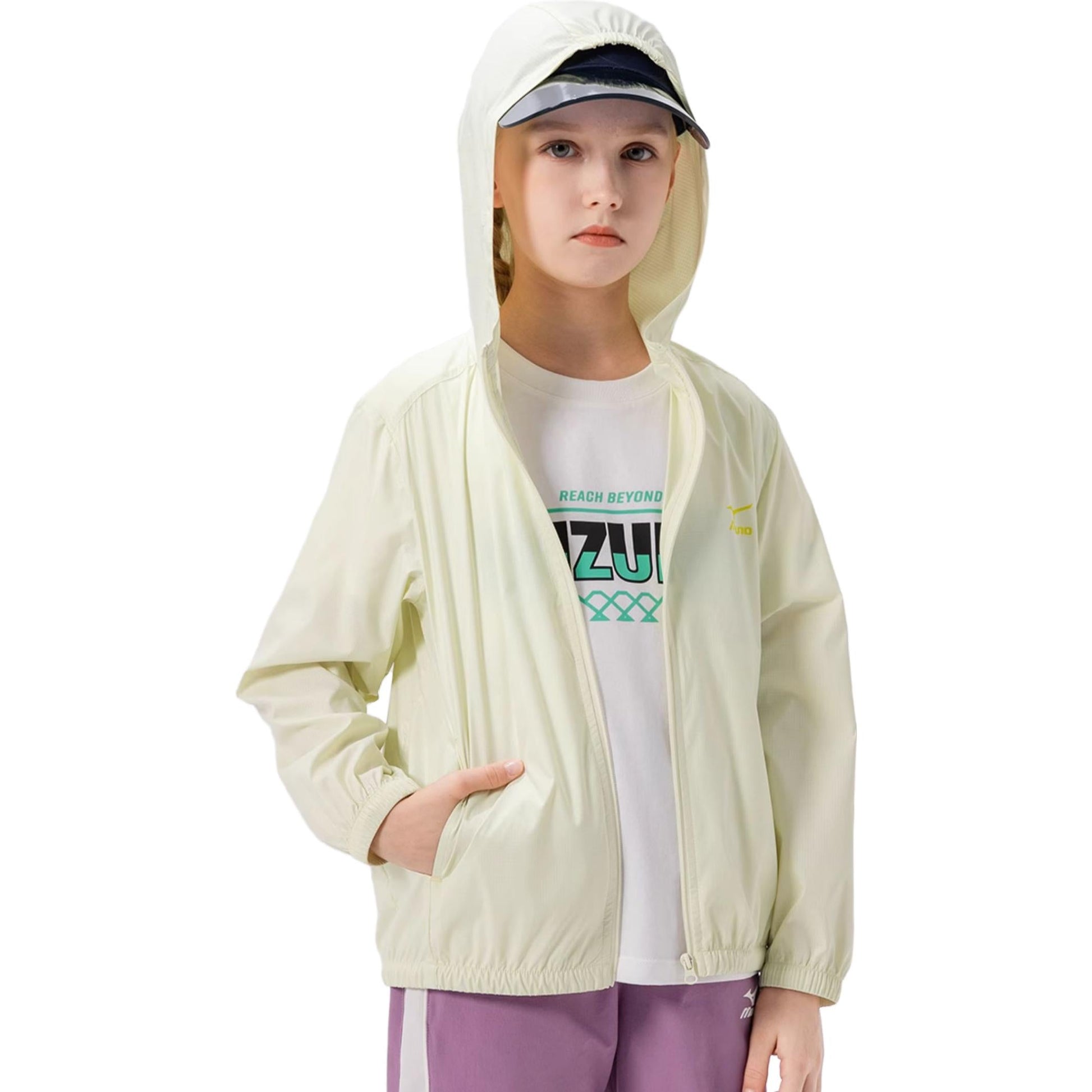 (GS) Mizuno Casual Hoody Jacket 'Beige' FS2232