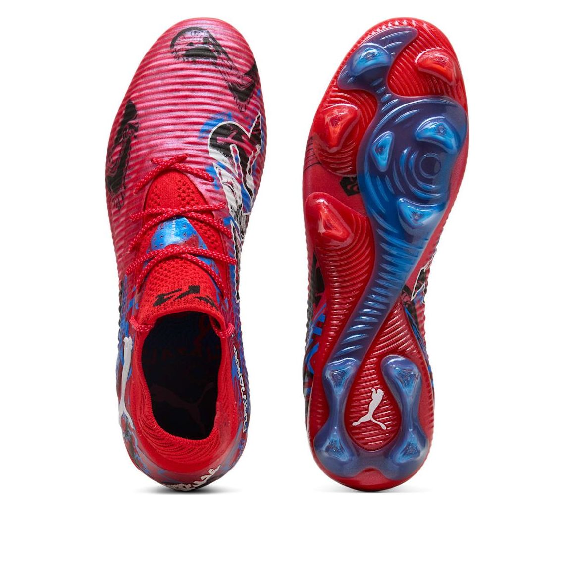 PUMA Future 8 Match Playmakers FG/AG 'PUMA Red PUMA Black Ultra Blue' 108748-01