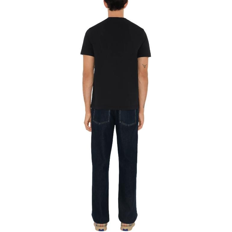 Burberry 26 Check Label Cotton T-shirt 'Black' 81048891