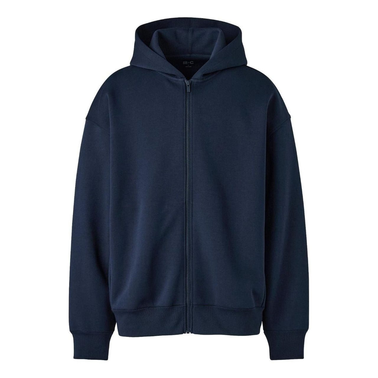 Uniqlo Sweat Oversized Full-Zip Hoodie 'Navy' 485735-69