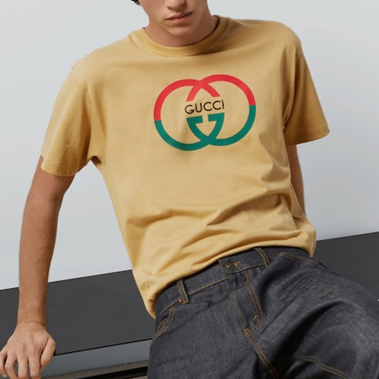 Gucci Cotton Jersey Printed T-Shirt 'Black' 771758-XJF68-1152
