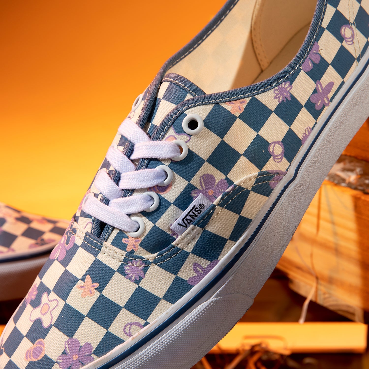 Vans Wallpaper Authentic 'Blue White' VN0A5KS9CCG