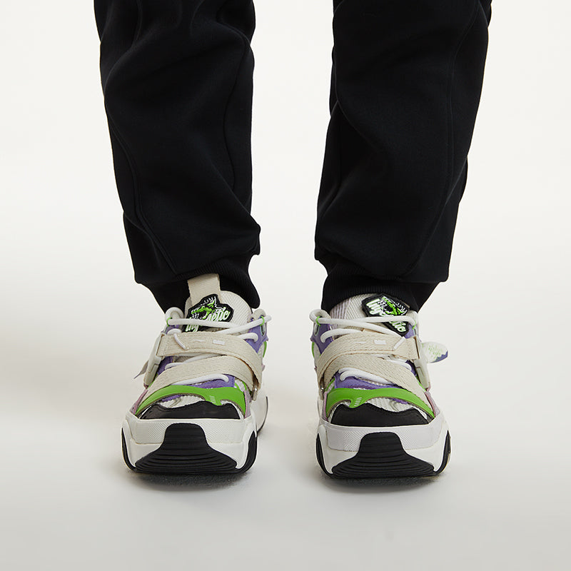 (WMNS) Li-Ning X-Claw Lite x 70HYBD 'White Purple Green' LGGR024-1