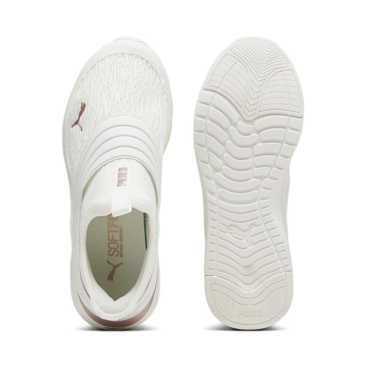 (WMNS) PUMA Softride Sophia 2 'Slip Metal - Warm White' 378789-02