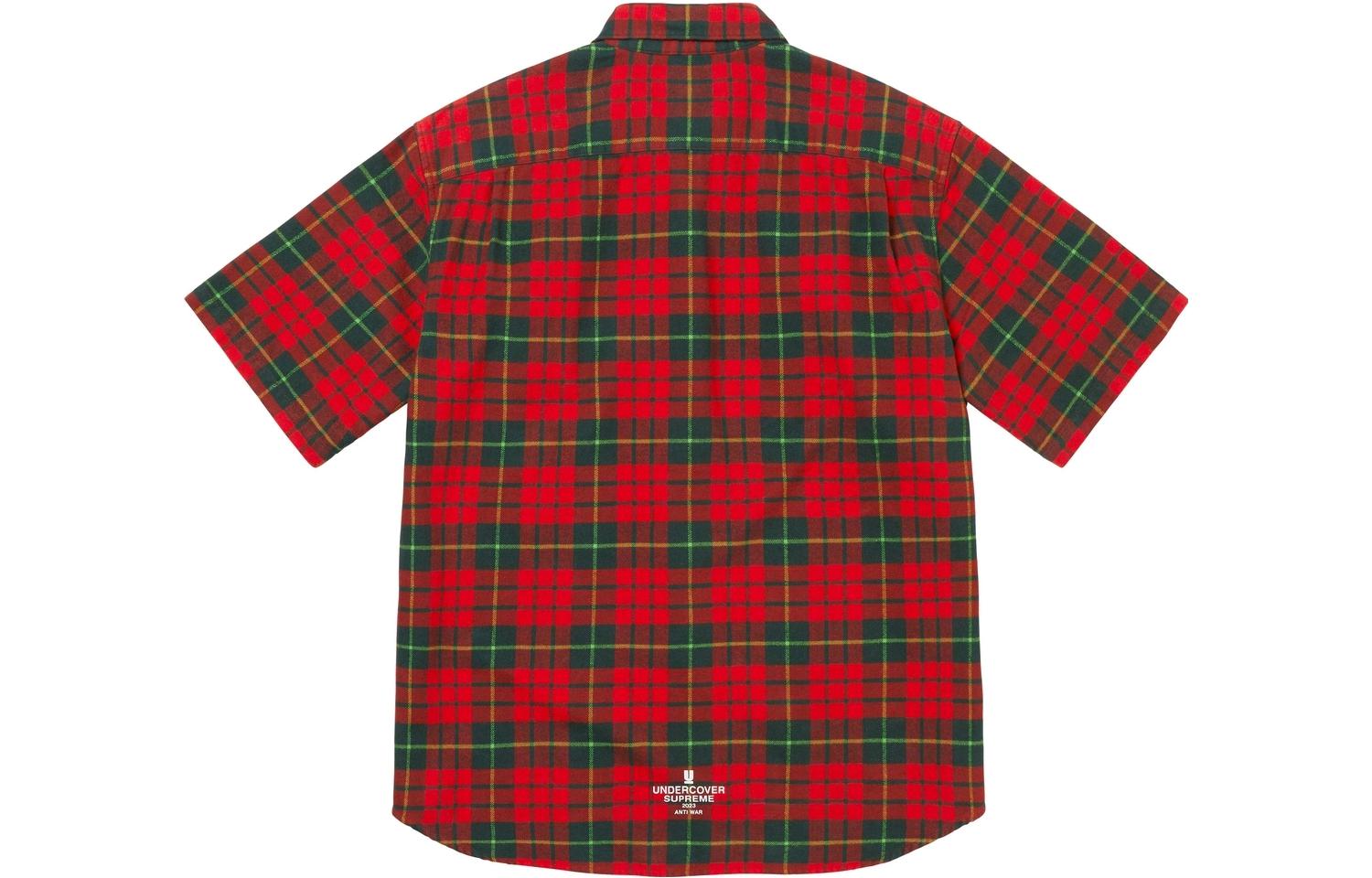Supreme SS23 Week6 Arabic Logo Flannel Shirt 'Red' SUP-SS23-127
