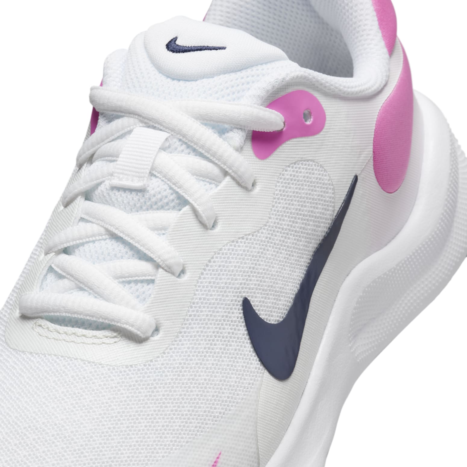 (GS) Nike Revolution 7 'White Playful Pink Navy' FB7689-103