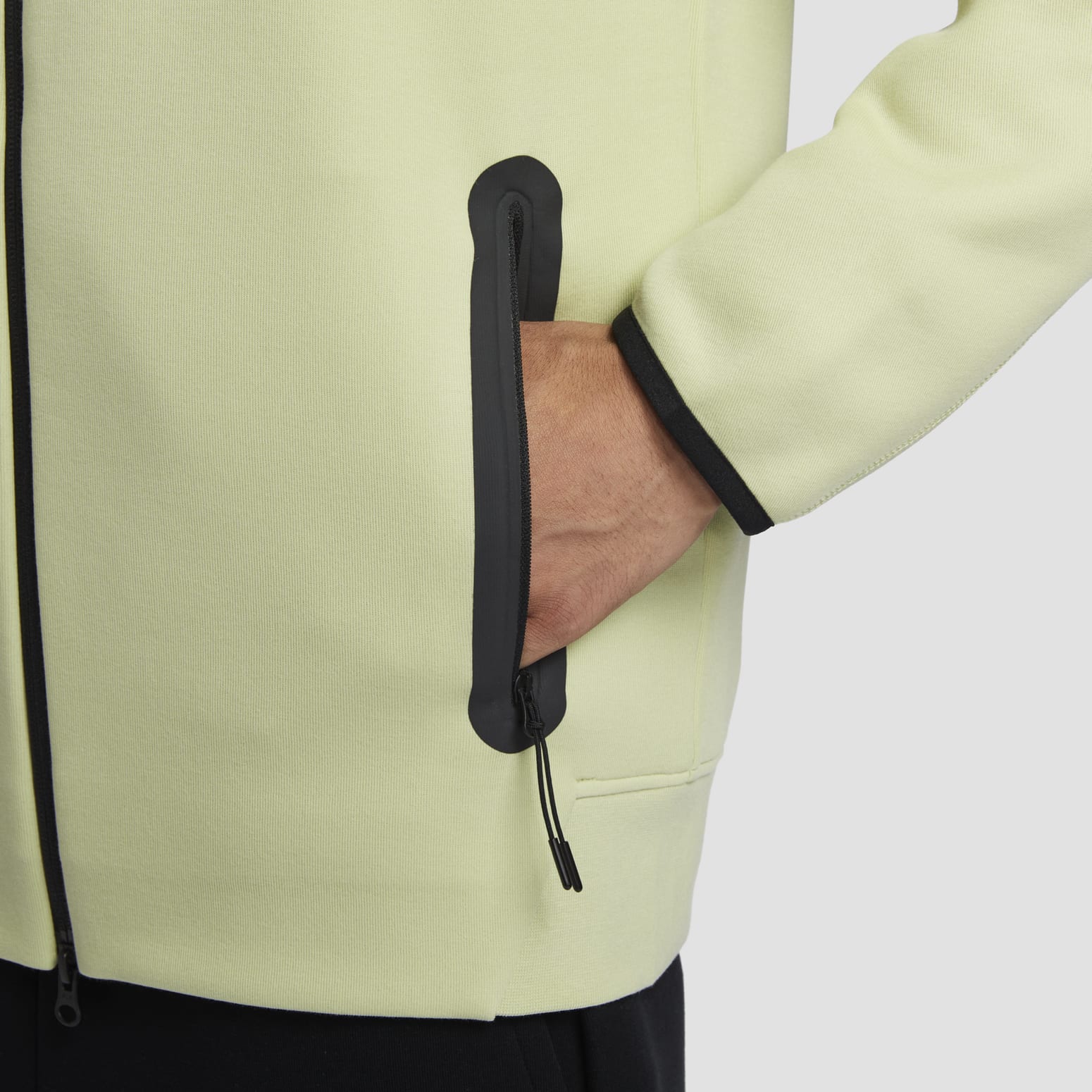 Nike Tech Fleece Full-Zip Windrunner Hooded Jacket Asia Sizing 'Yellow Green' FB7922-371