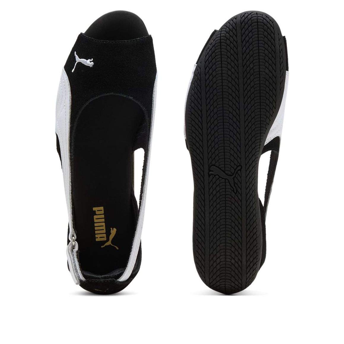(WMNS) PUMA Speedcat Sandal 'Black White' 404839-01