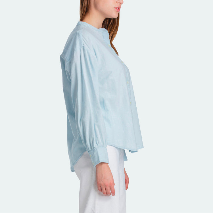 Levis Logo Casual Long Sleeves Shirt Light Blue 85434-0000