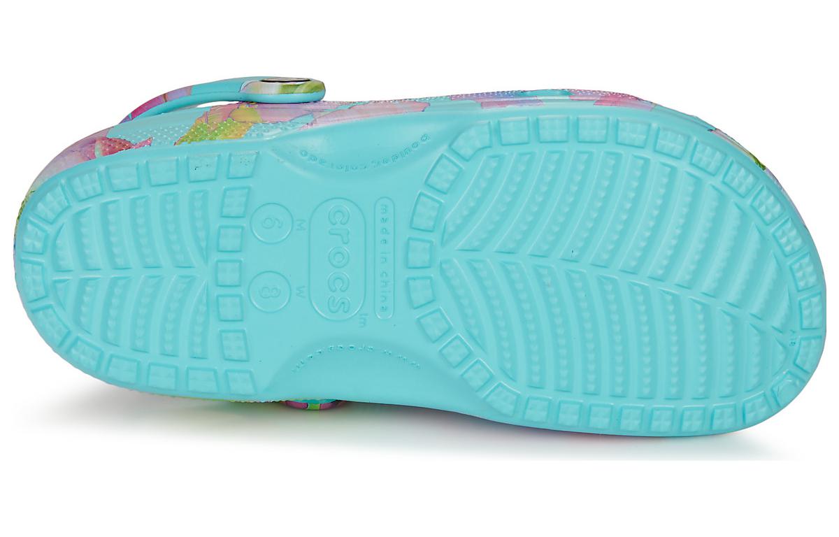 Crocs Classic Palm Print Clogs 'Neptune Multi' 208587-4NQ