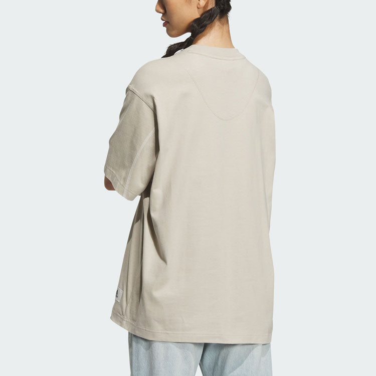 adidas Sportswear Lounge Graphic T-Shirts 'Beige' IP4978