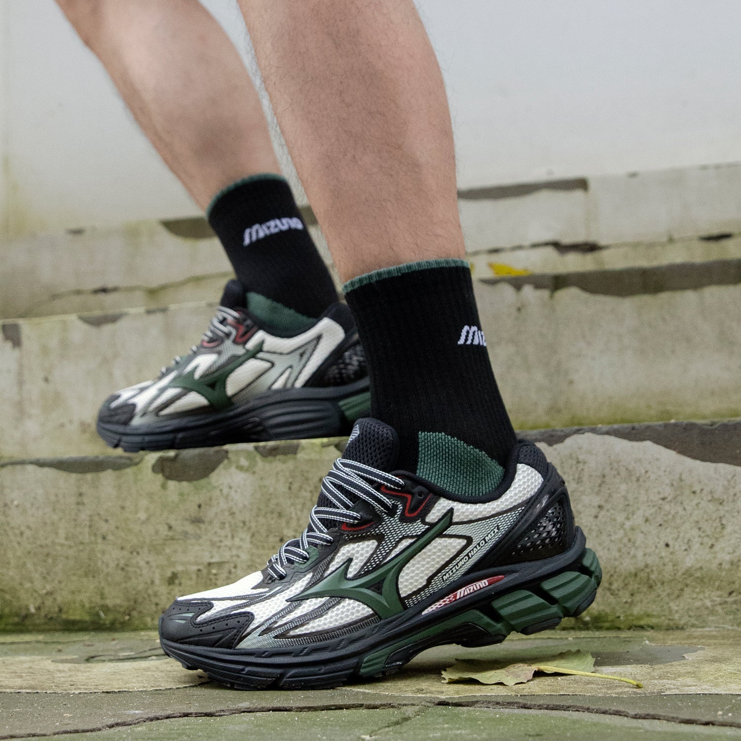 Mizuno Halo Mix 'Black Green' D1GH240802
