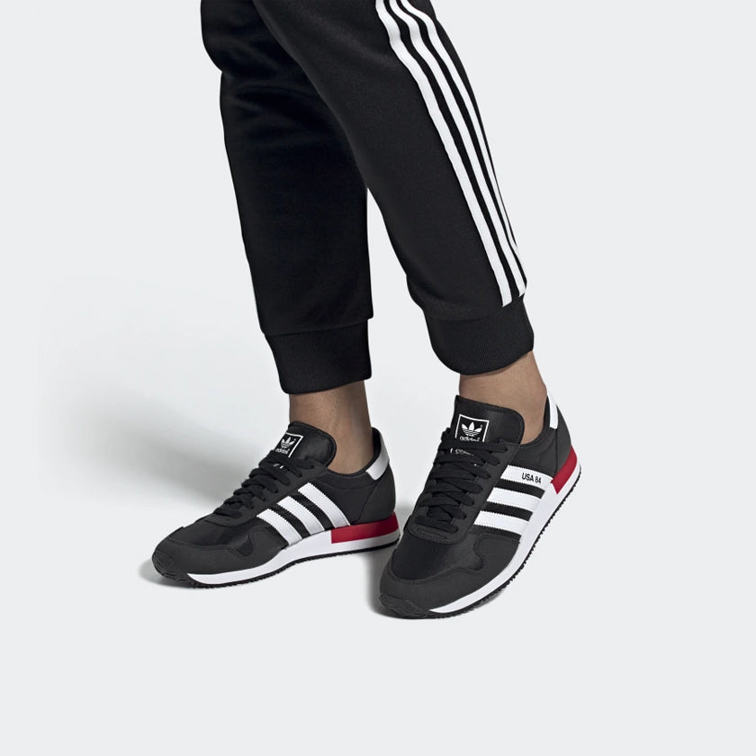 adidas originals USA 84 'Black White Red' FV2050