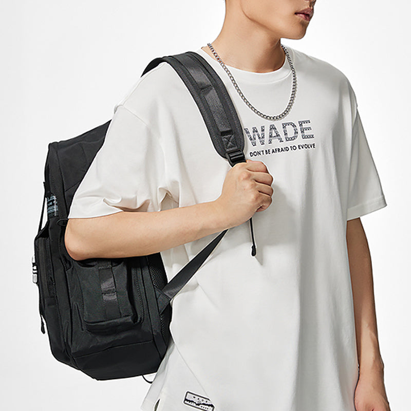 Li-Ning Way Of Wade Logo Backpack 'Black' ABSS185-1