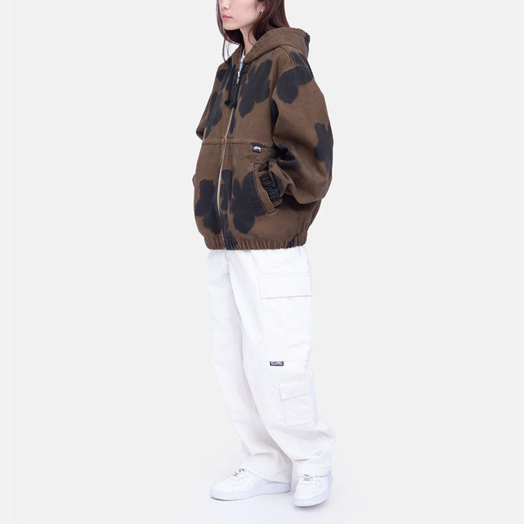 Stussy Floral Dye Work Jacket 'Brown' 115642