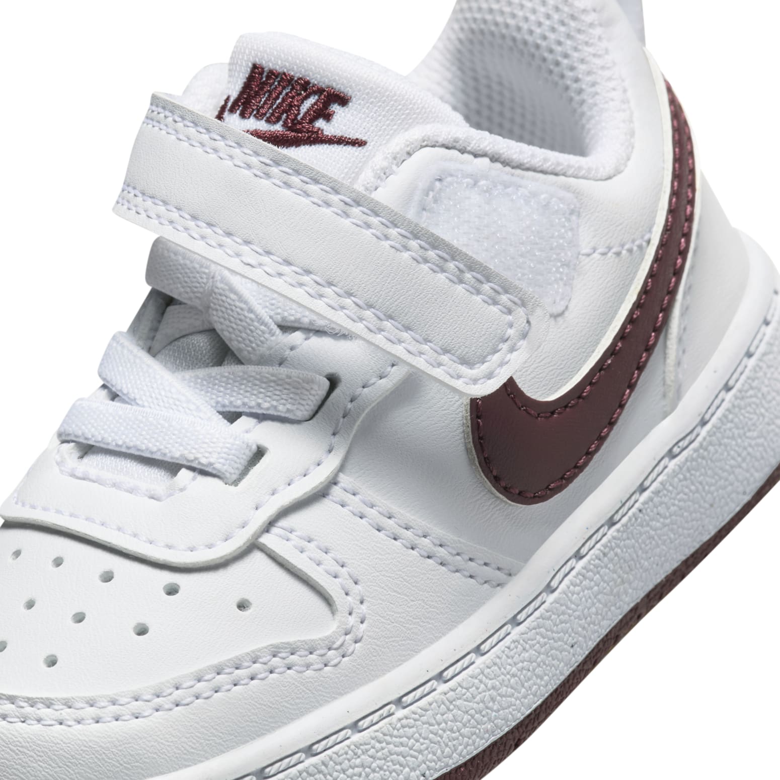 (TD) Nike Court Borough Low Recraft 'White Burgundy Crush' DV5458-112