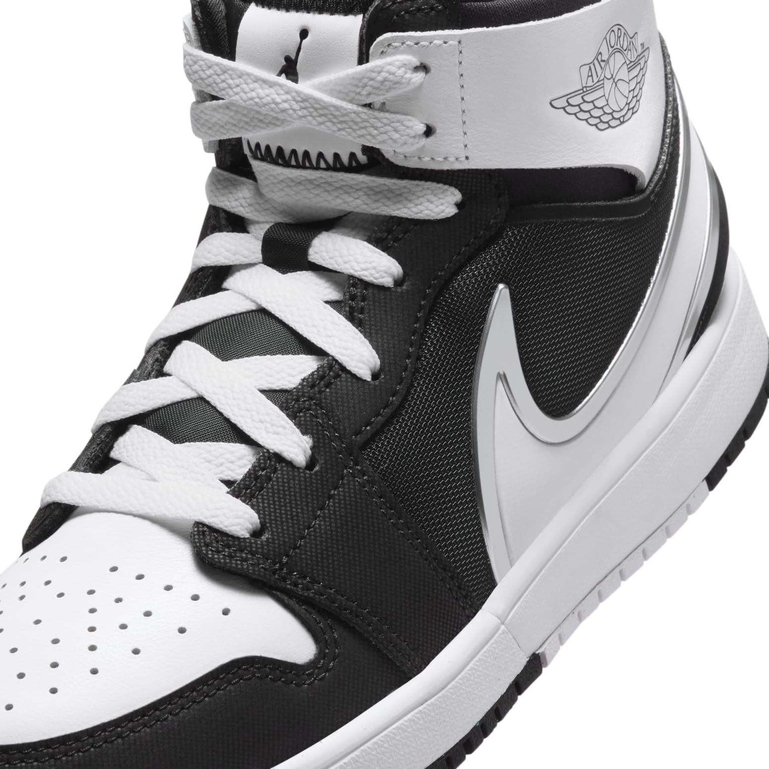 (GS) Air Jordan 1 Mid RM EasyOn 'White Black' FQ1281-001