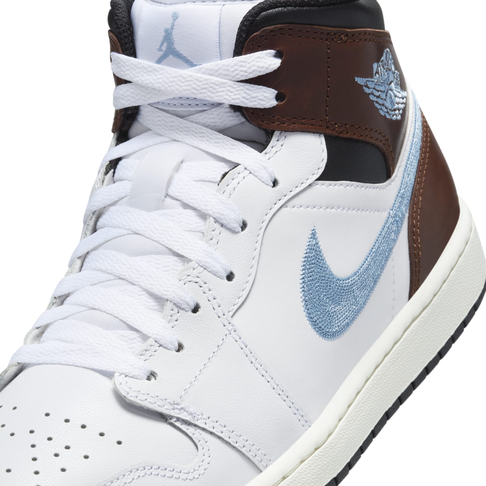 Air Jordan 1 Mid SE 'Brown Blue Grey' FQ7831-142