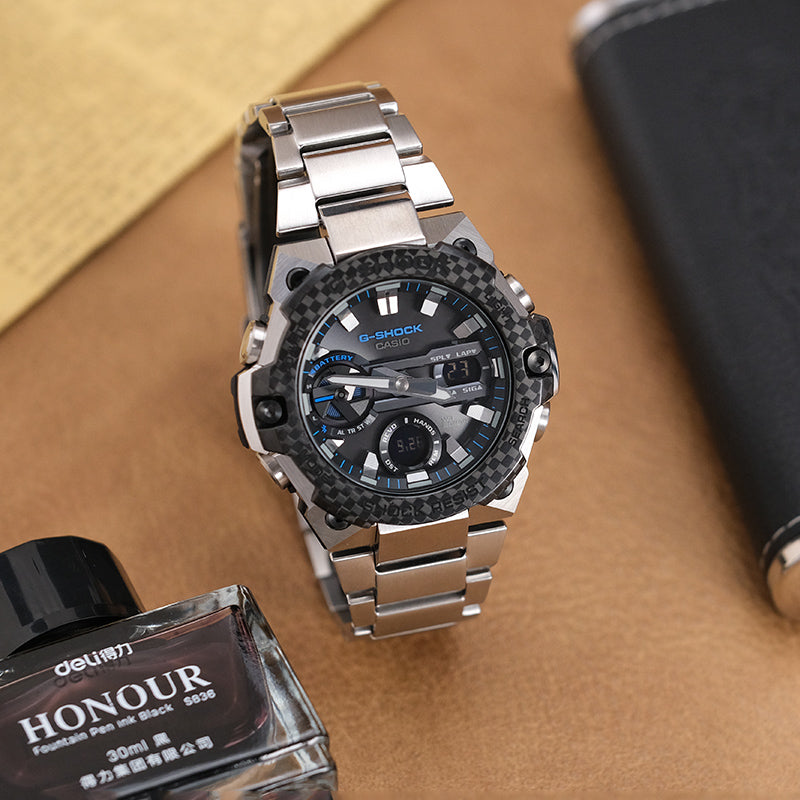 CASIO G-Shock Analog-Digital 'Black Silver' GST-B400XD-1A2PFT