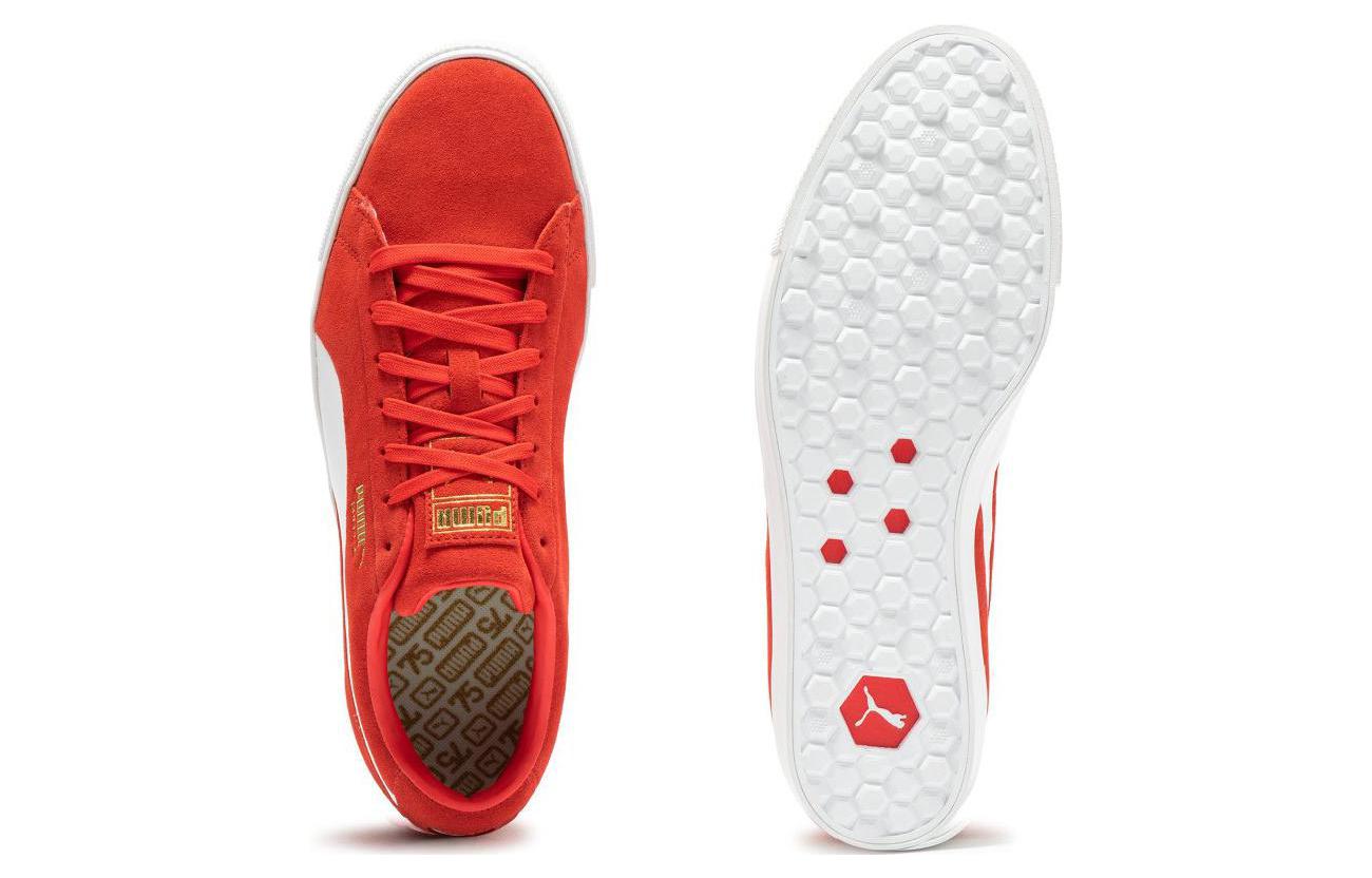 PUMA Fusion Suede For All Time LE Golf Shoes 'Red White' 379823-01