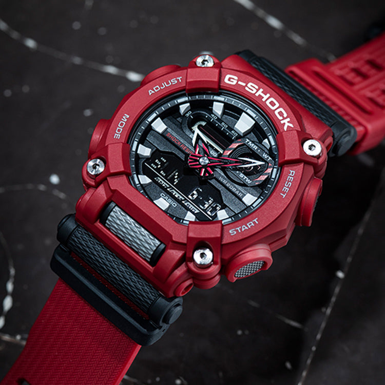 CASIO G-Shock Analog-Digital 'Red' GA-900-4A