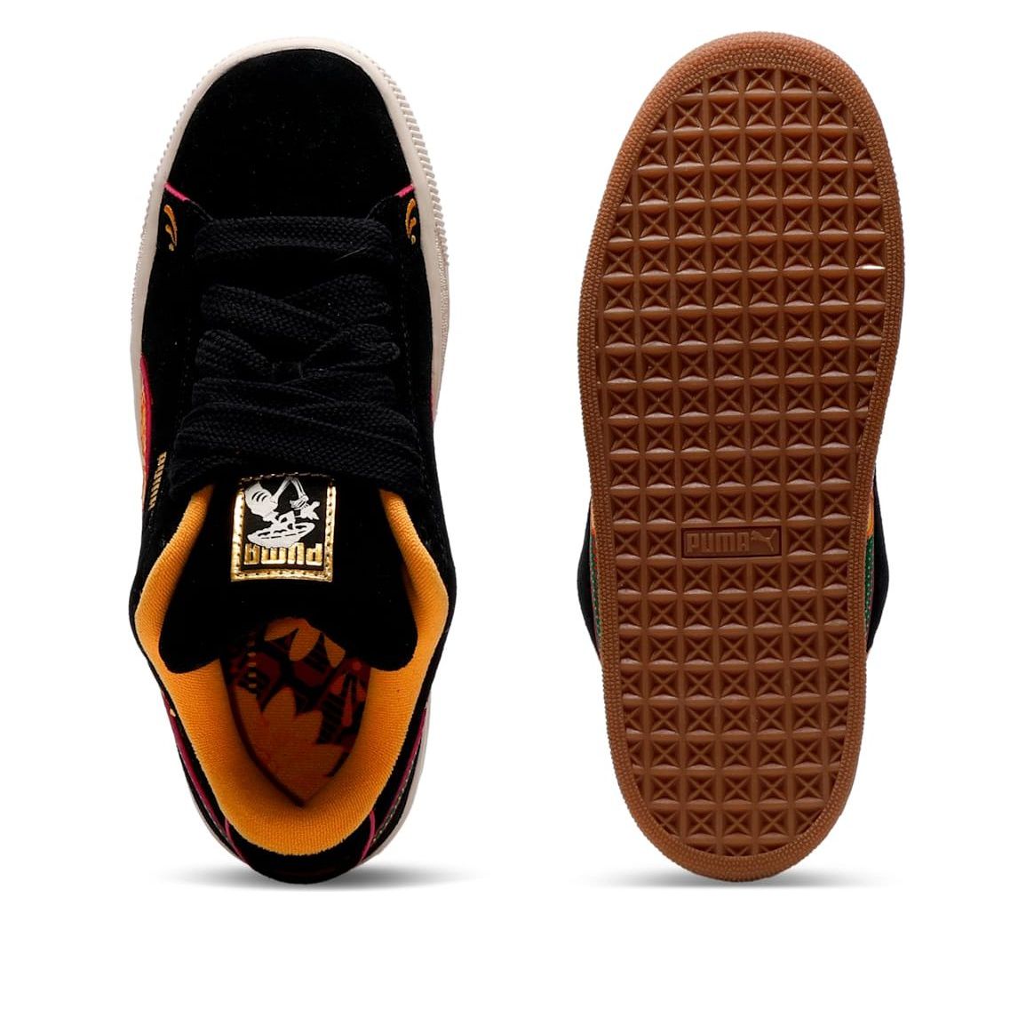 PUMA Suede XL La Catrina 'Black Yellow Sizzle Pinktastic' 404606-01