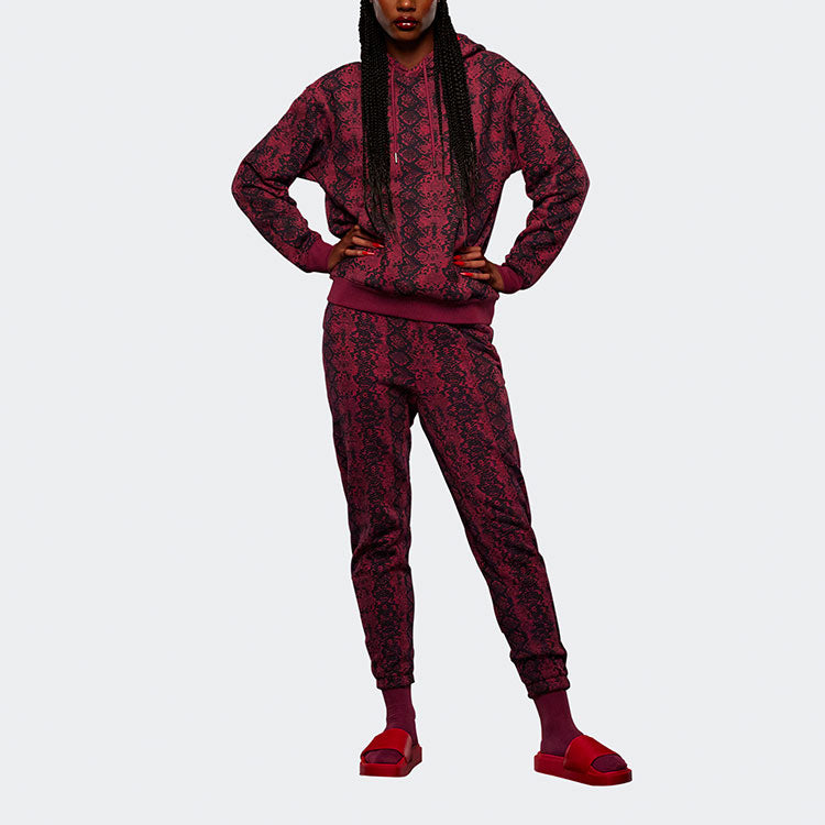 adidas originals x IVY PARK Crossover Casual Printing Hooded Long Sleeves Red HI1975