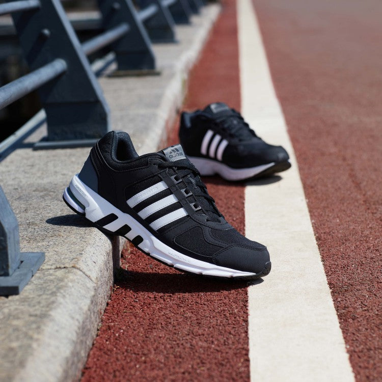 adidas Equipment 10 Wear-resistant Shock Absorption Low Tops Sports Black White DA9375