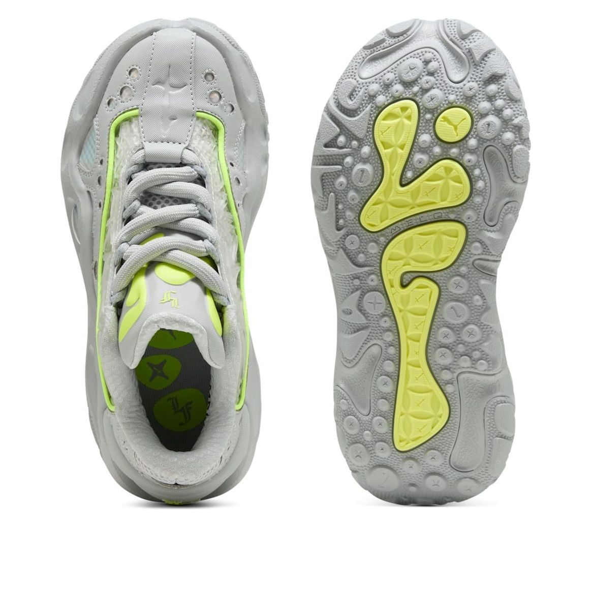 (GS) PUMA Puma LaMelo Ball LaFrancé RNR 'Grey Neon' 312279-01