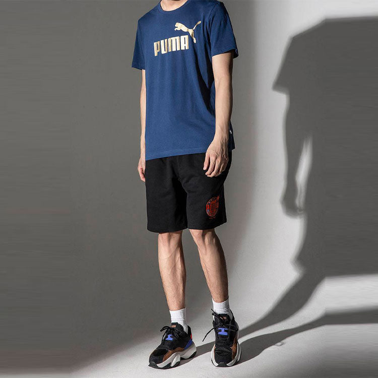 PUMA x The Hundreds Shorts Multiple Pockets Embroidered Logo Black 596751-01
