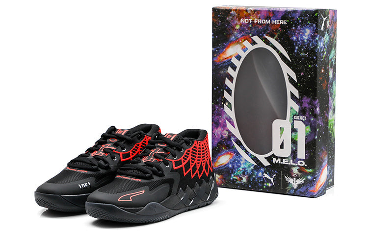 PUMA MB.01 LaMelo Ball 'Black Red Blast' 376443-08