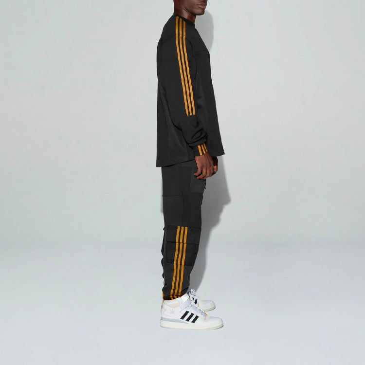 adidas originals x Ivy Park Crossover Cargo Sweatpants Couple Style Black H38828
