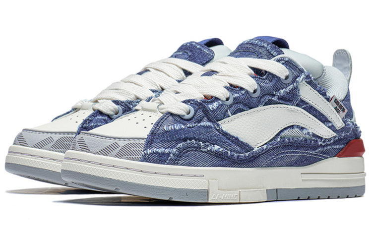 (WMNS) Li-Ning Superwave Golden 'Denim Blue White' AECS074-10