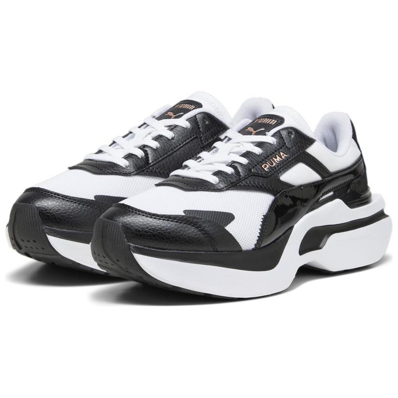 (WMNS) PUMA Kosmo Rider Glam Sneakers 'Black White' 393108-02