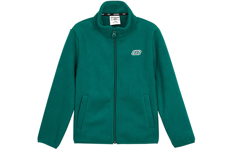 (GS) Skechers Patchwork Letter Hooded 3-In-1 Windbreaker Jacket 'Multi-Color' L321K147