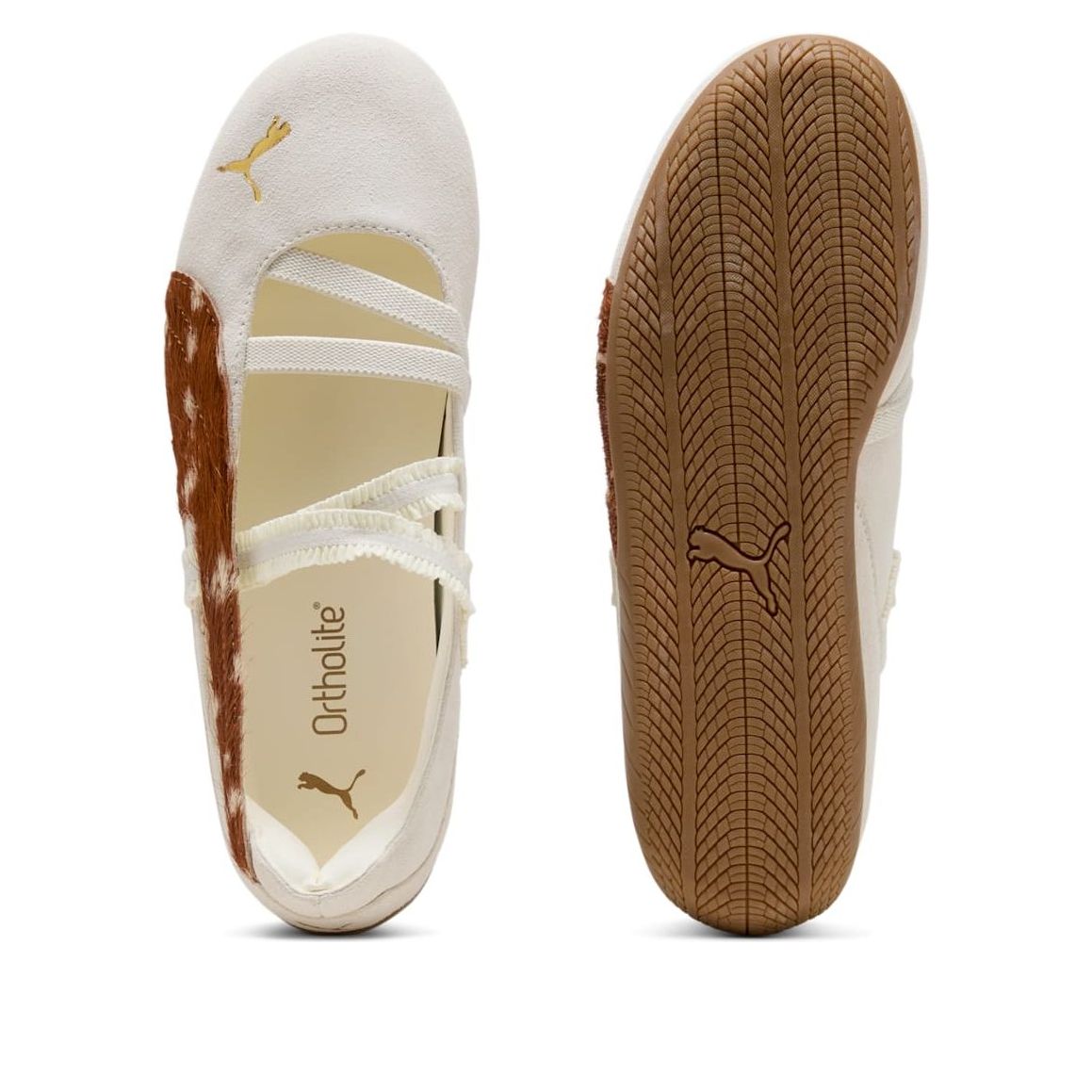 (WMNS) PUMA Speedcat Ballet 'Doelette White Caramel Latte' 408568-01