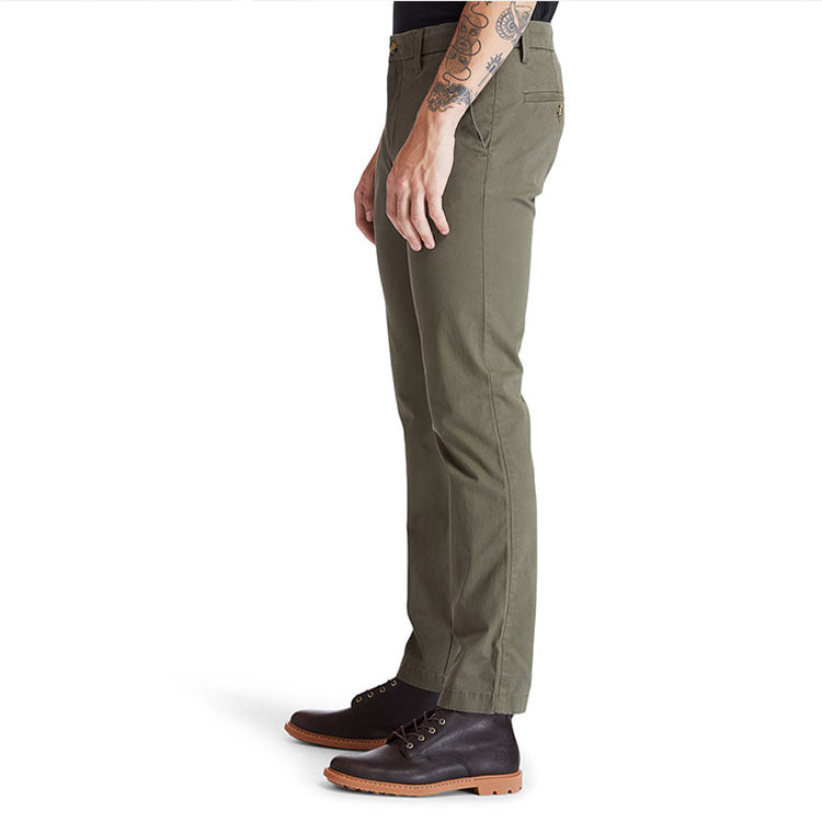 Timberland Sargent Lake Stretch Chino Trousers 'Olive Green' A2BYYA58