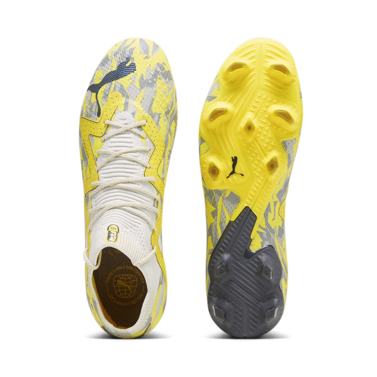 PUMA Future Ultimate FG AG 'Grey Yellow Blaze' 107355-04