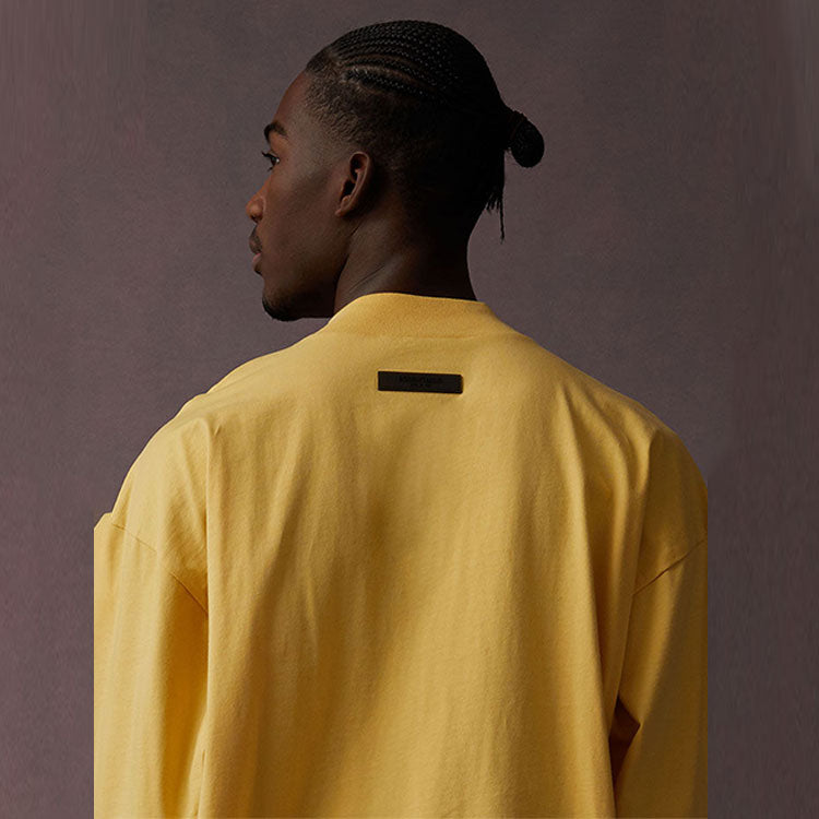 Fear of God Essentials SS23 Long Sleeve Logo Tee 'Light Tuscan' 125BT222012F