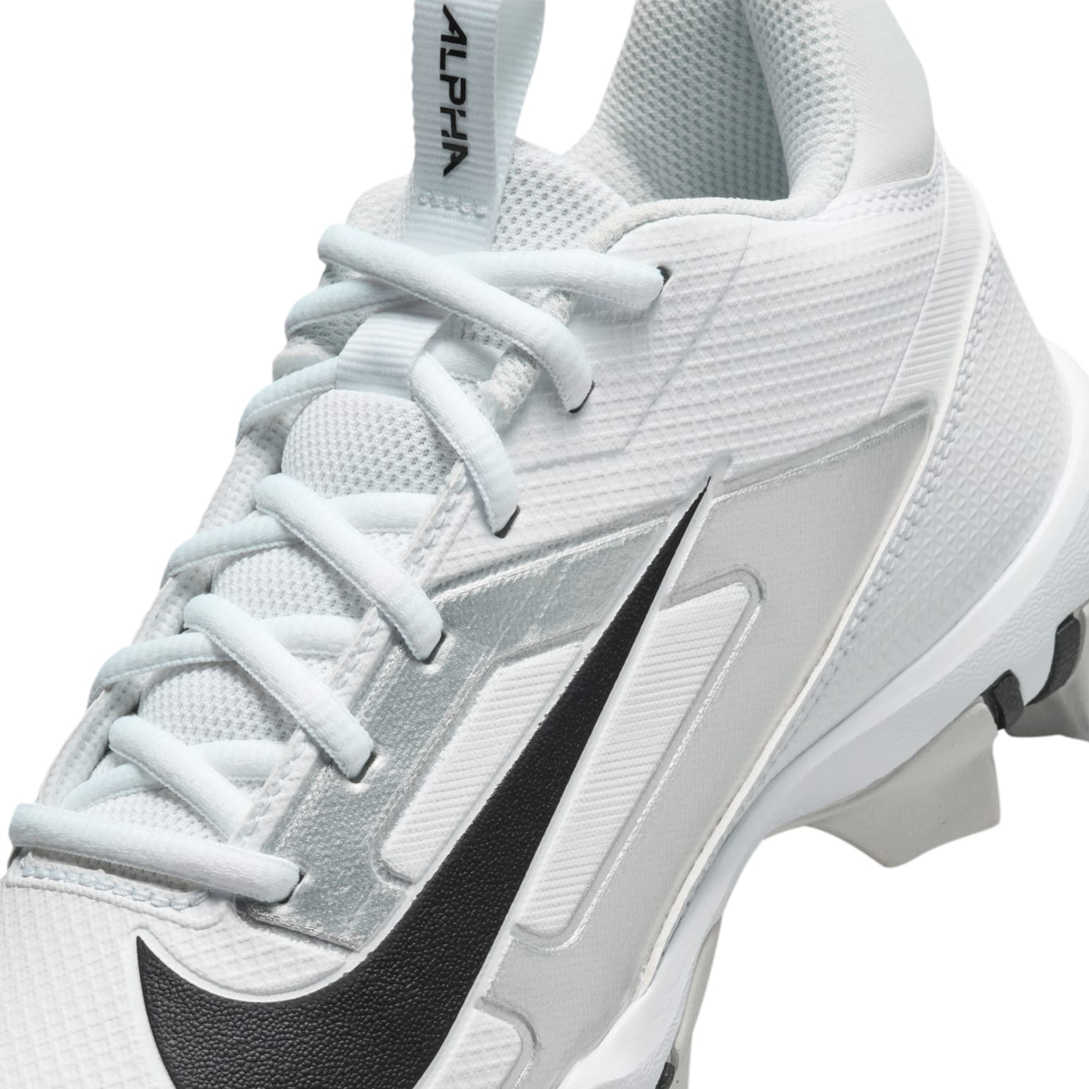 (GS) Nike Alpha Menace 4 Shark 'White Metallic Silver' FQ4012-100