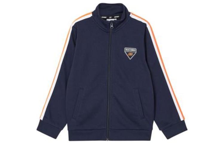 (GS) Skechers Stripe Sports Knitted Set 'Red White Grey Navy Orange' L321K109