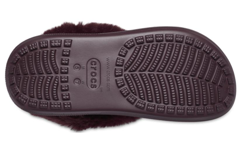 (WMNS) Crocs Furever Crush Shoes 'Dark Cherry' 208446-6WD