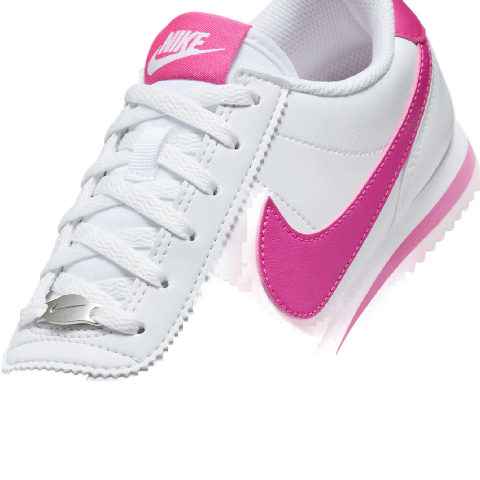 (GS) Nike Cortez 'White Laser Fuchsia' DM0950-104