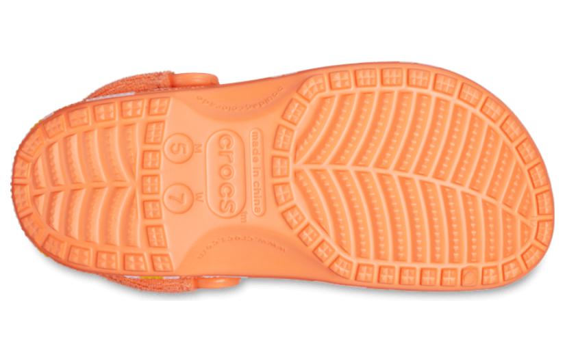 Crocs Classic Terry Cloth Clogs 'Orange' 208892-84A