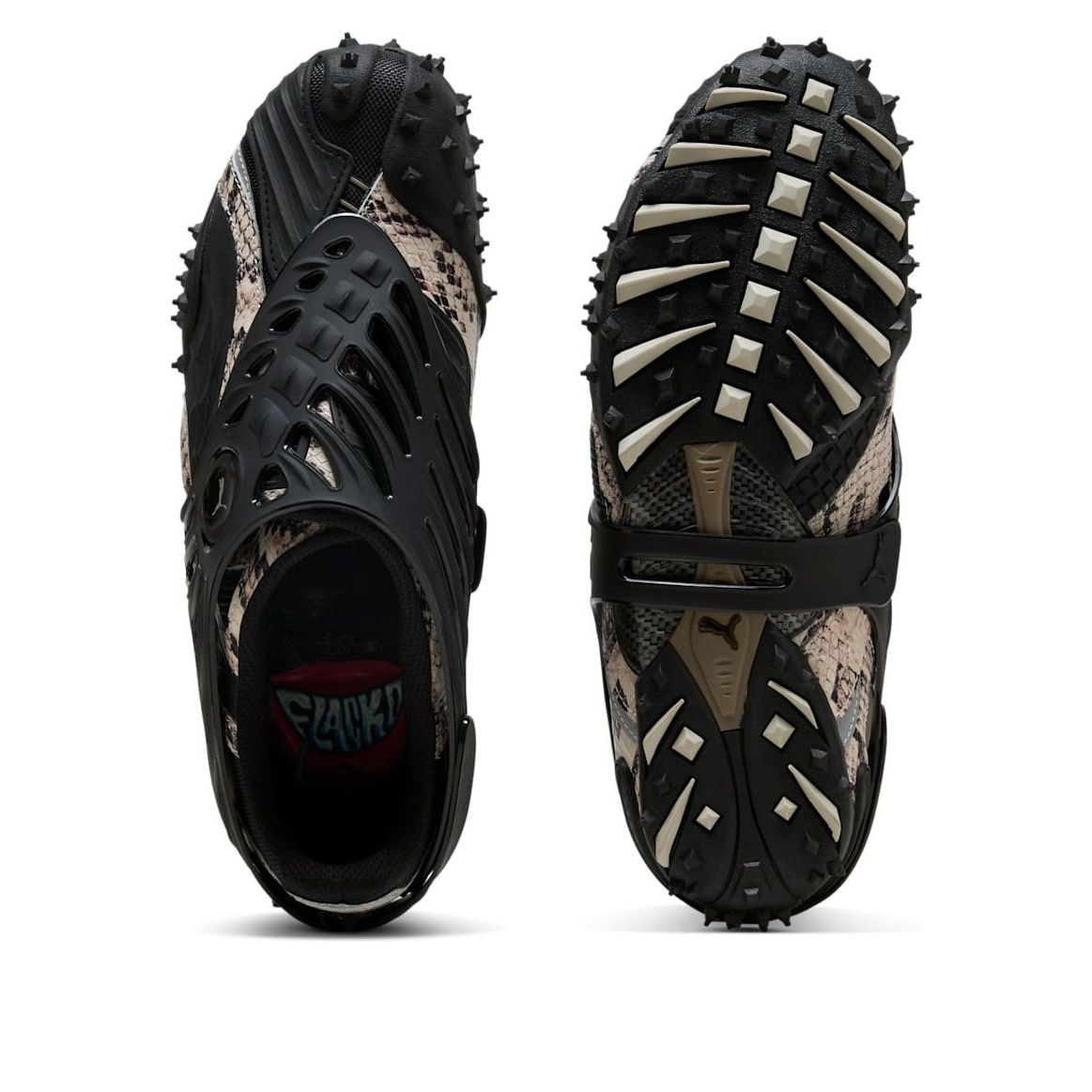 PUMA x A$AP Rocky x Mostro Gabbia 'Black Snakeskin' 403025-01