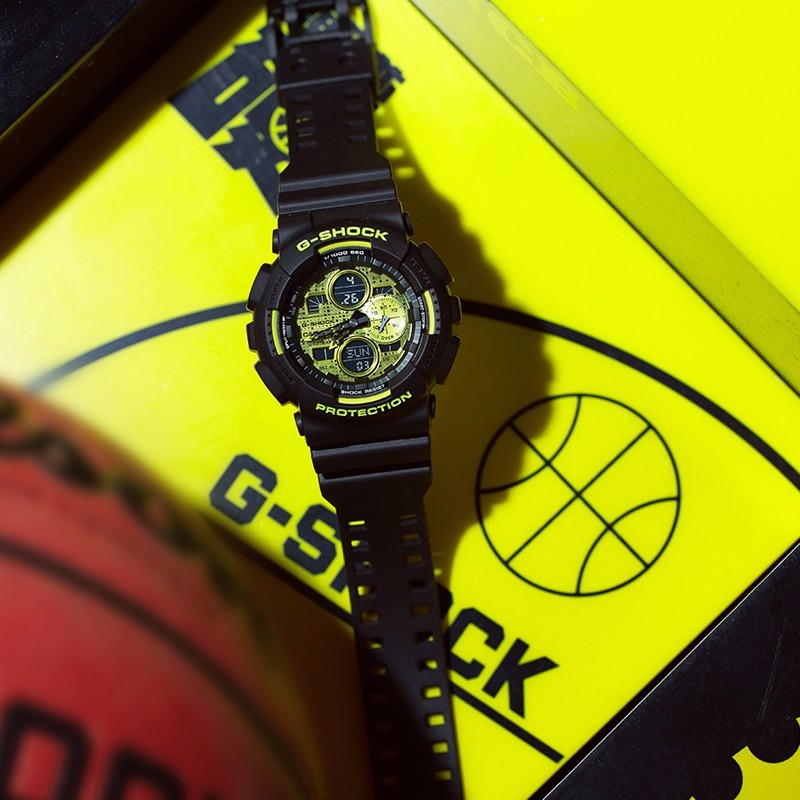 CASIO G-Shock Analog-Digital 'Black Green' GA-140DC-1A