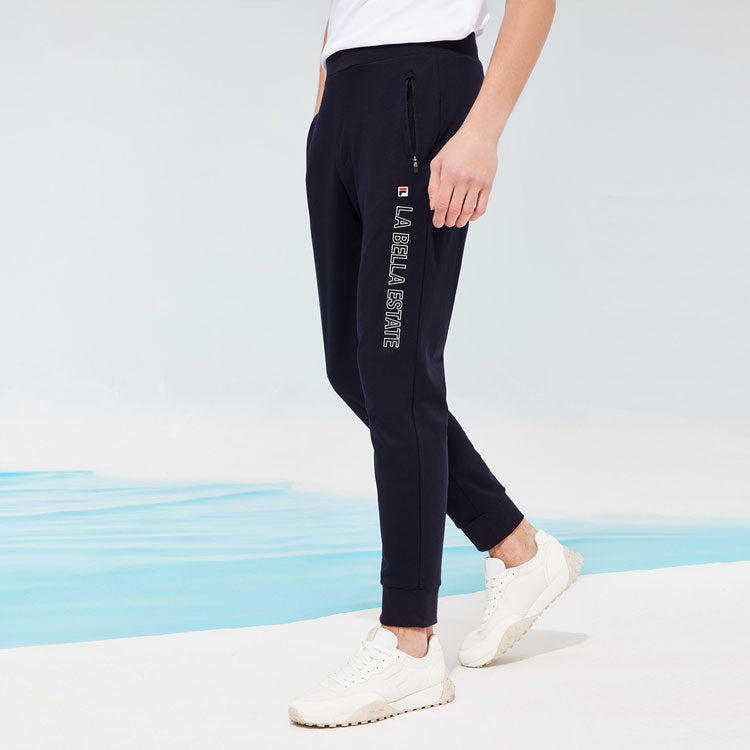 FILA Straight Casual Bundle Feet Sports Long Pants Blue F11M128605F-NV